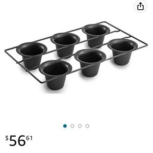 Bellarmine 6 cup nonstick popover pan 1 pan